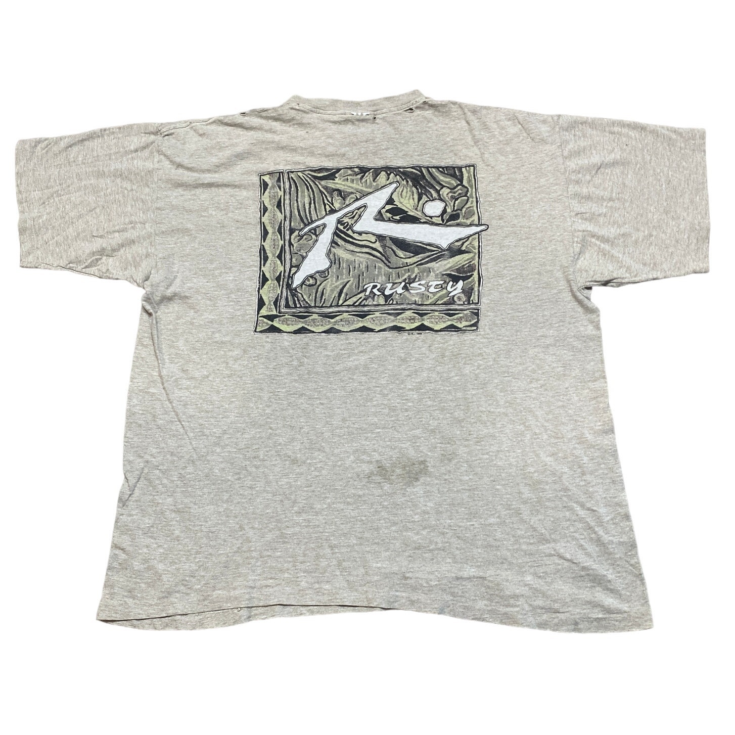 Rare Vintage 90s Rusty Surfwear Single Stitch T Shirt Men's XL Surf Skate