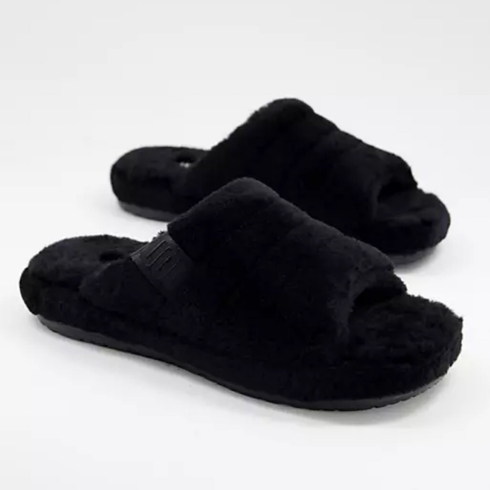 UGG Men's Fluff You Slide Slipper Black 11US