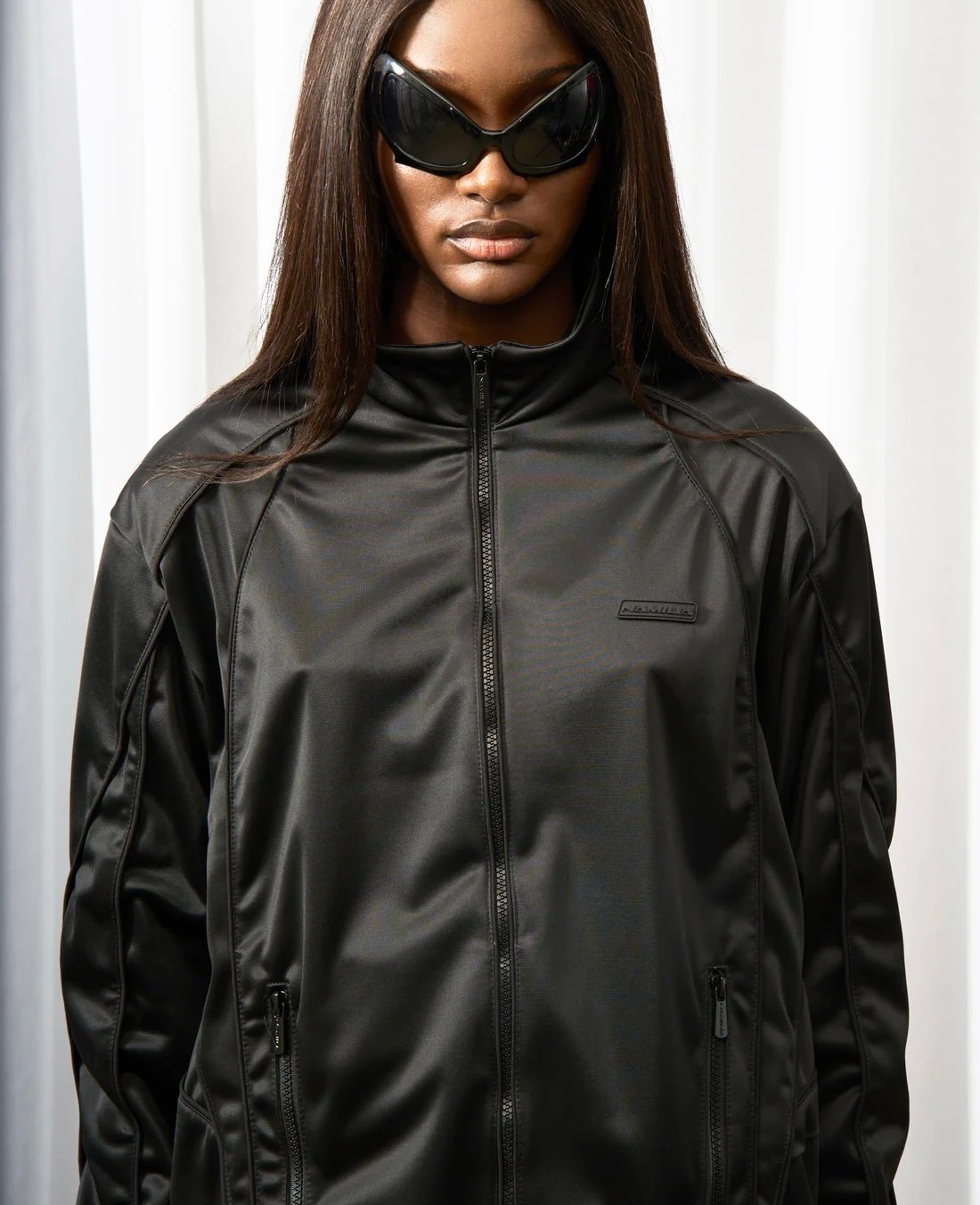NAMILIA OVERSIZE MOTO TRACKSUIT JACKET