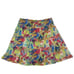 Dona Jo Skort Size 2 US Size Large Colorful Tennis Golf Colorful Pattern 17 Inch