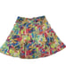 Dona Jo Skort Size 2 US Size Large Colorful Tennis Golf Colorful Pattern 17 Inch