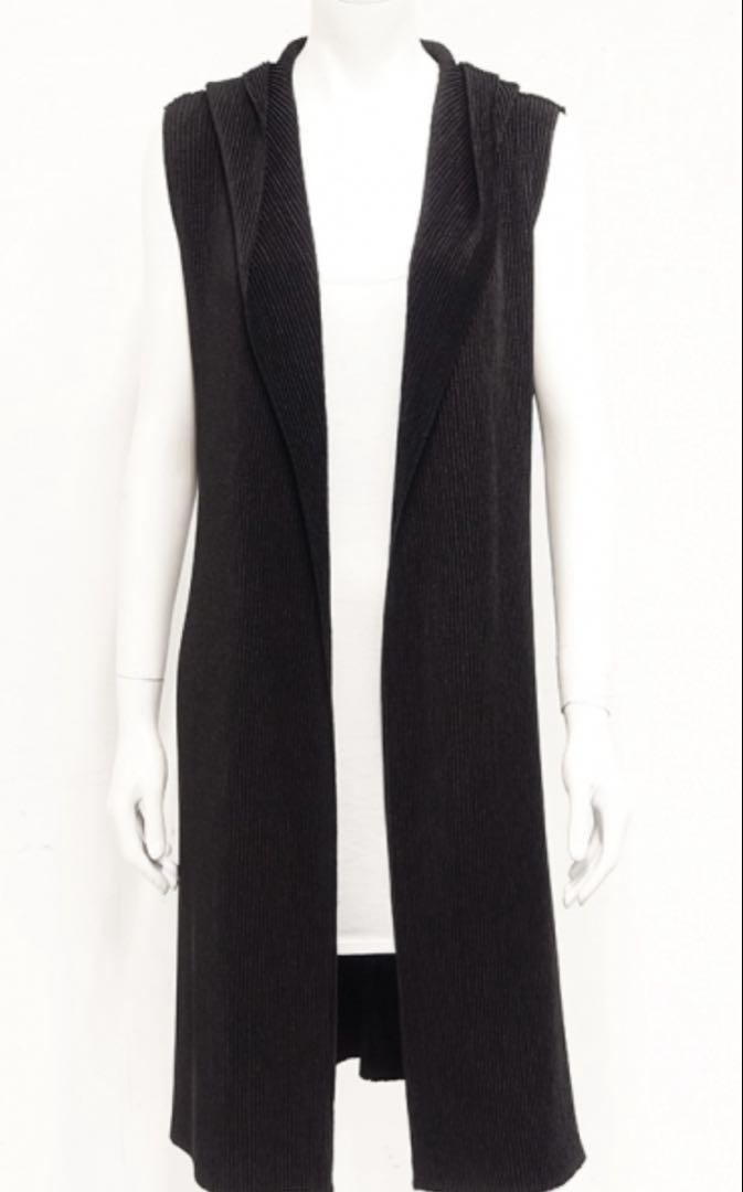 Speccio Shuttle Pleats Hoodie Long Gilet Vest - Beautiful Condition - Originally ¥16,500