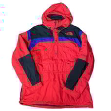 Vintage 1990s The North Face Jacket Men’s Extreme Gear XXL Black Red Hooded Rare