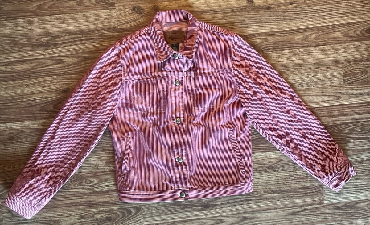 Women’s Med LRL Pin stripe Denim jacket