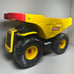 2004 Hasbro TONKA Mighty Big Yellow Dump Truck Steel Bed 19” Red Handle