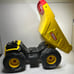 2004 Hasbro TONKA Mighty Big Yellow Dump Truck Steel Bed 19” Red Handle