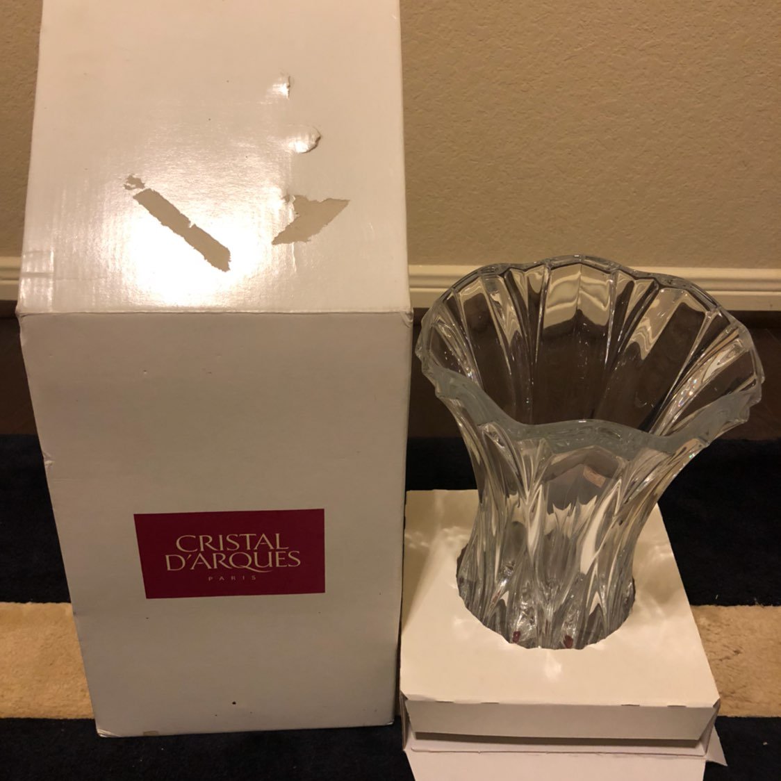 New Cristal D’Arques Vase