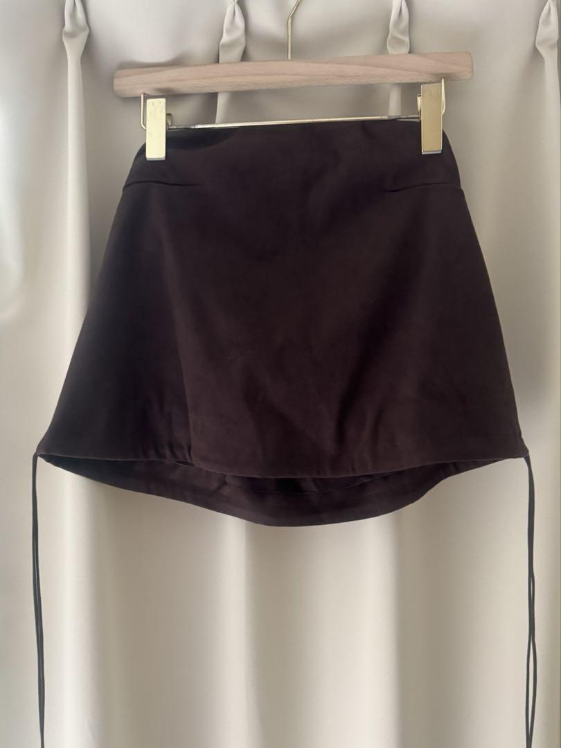 【RAW STUDIO】SUEDE BALLOON BUSTIER-BROWN rawstudio aoi Bustier Brown