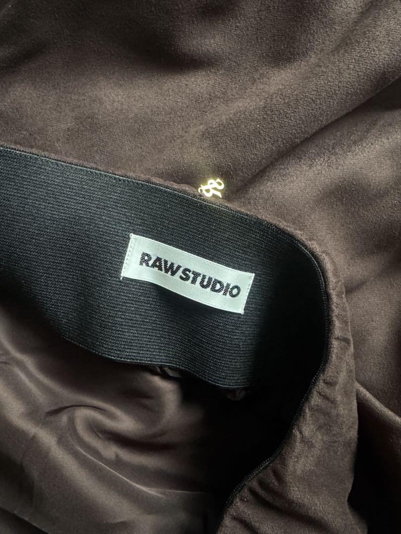 【RAW STUDIO】SUEDE BALLOON BUSTIER-BROWN rawstudio aoi Bustier Brown