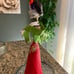 Paper mache Catrina Frida 22” Tall, Dia De Muertos, Halloween Decor