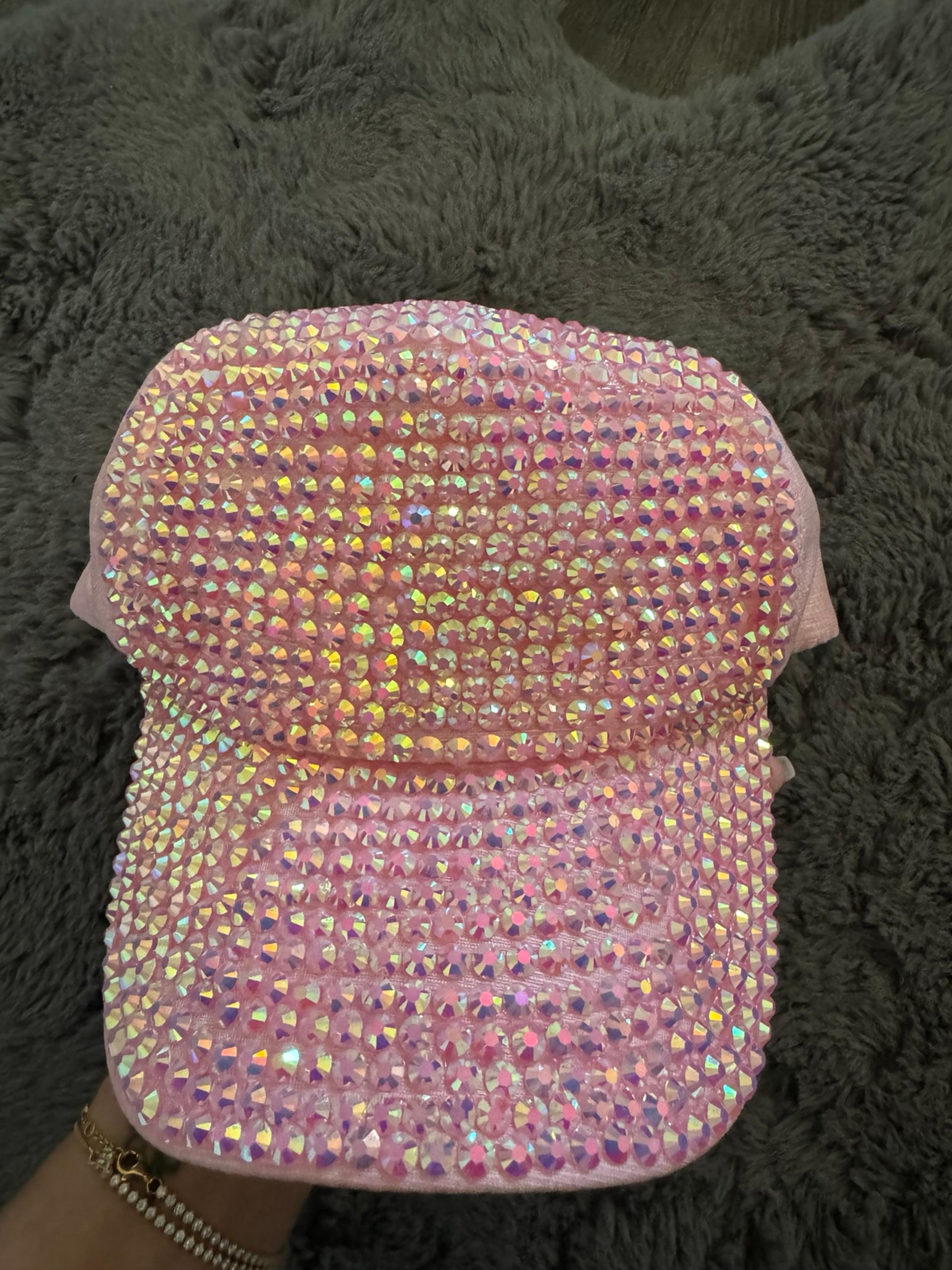 Pink Rhinestone Hat