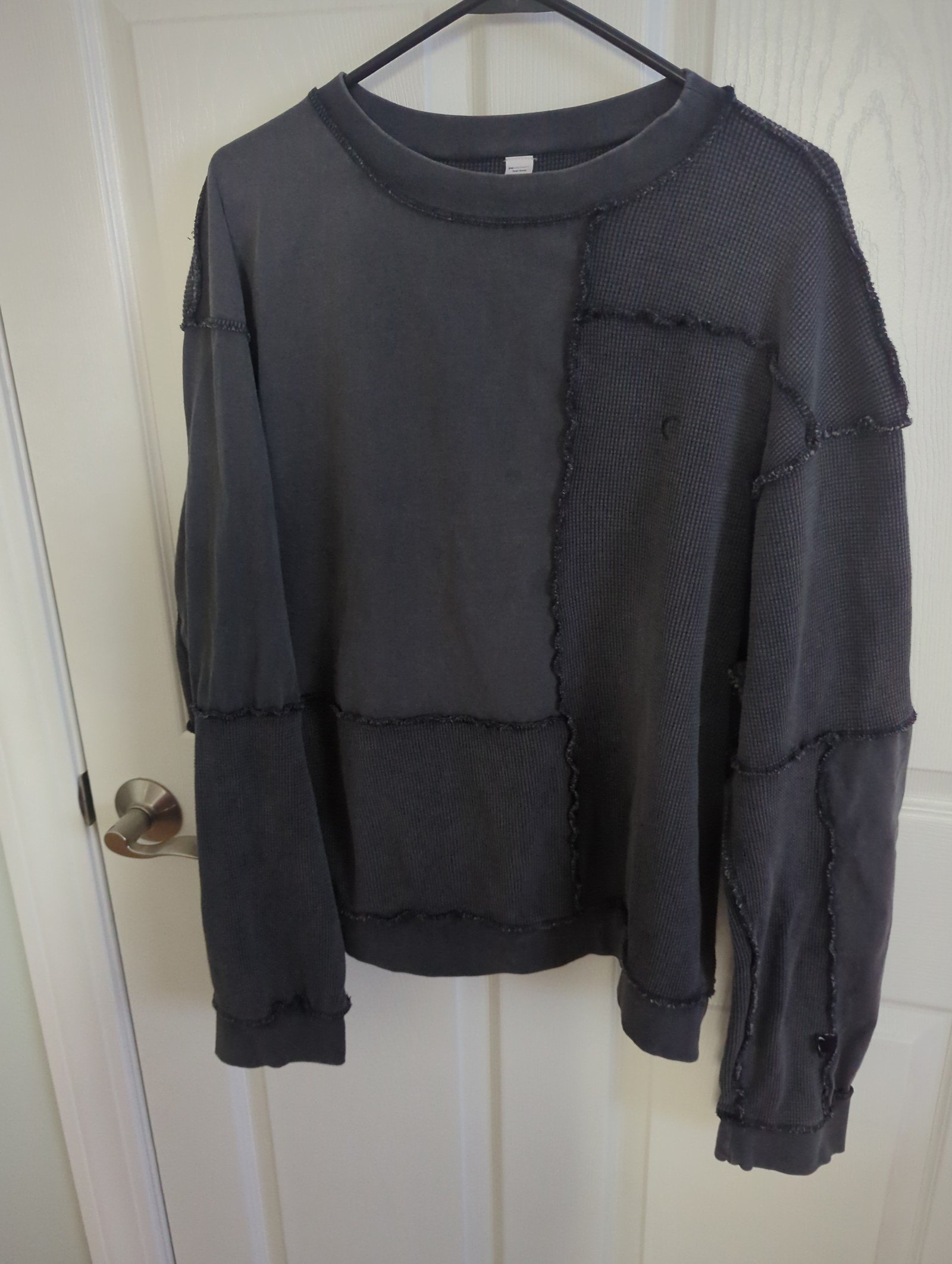 Zyia Active Grey Waffle sweatshirt XL