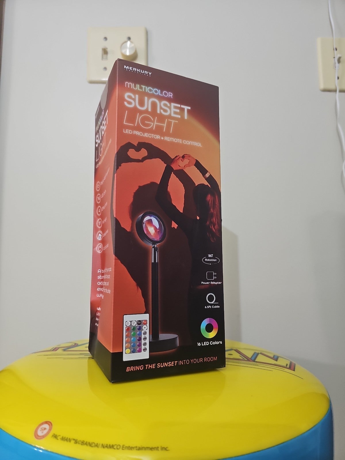 Merkury sunset light led projector remote control