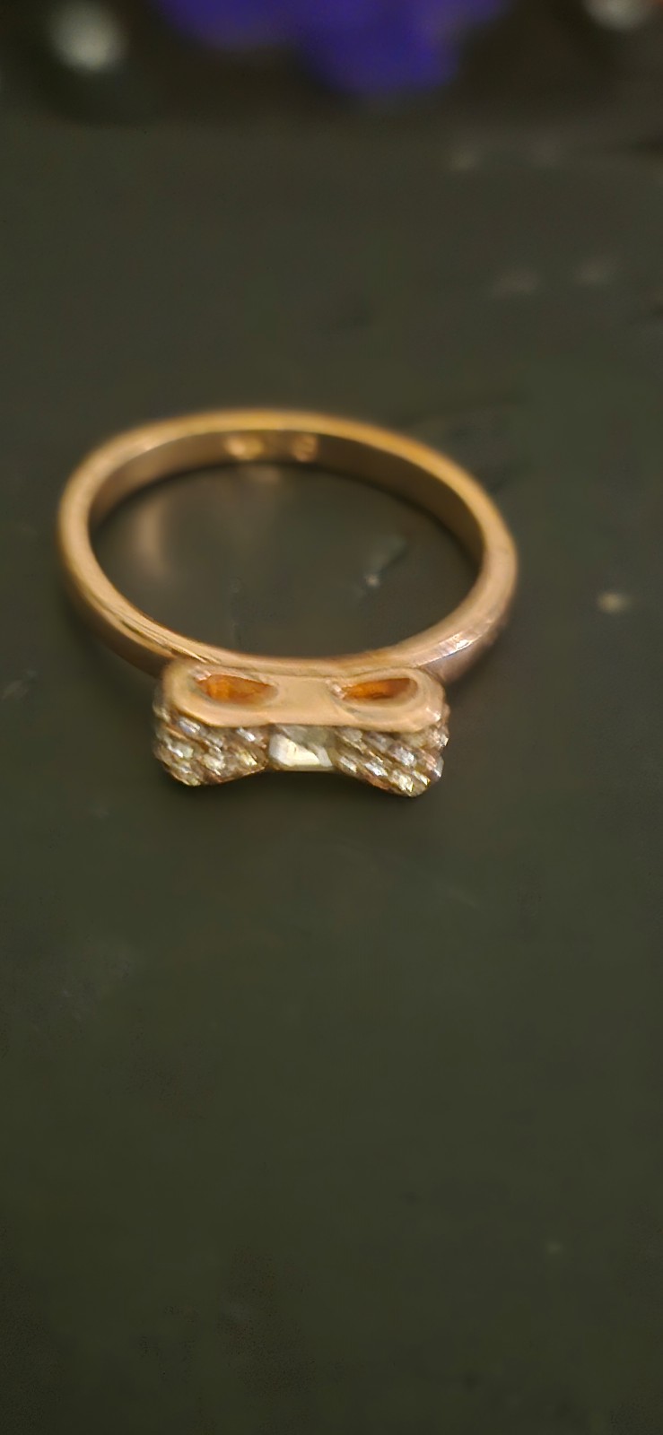 Kate Spade Ready, Set, Bow Pave  Bow Ring