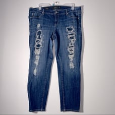 TORRID Premium Denim Boyfriend Distressed Jeans Size 20