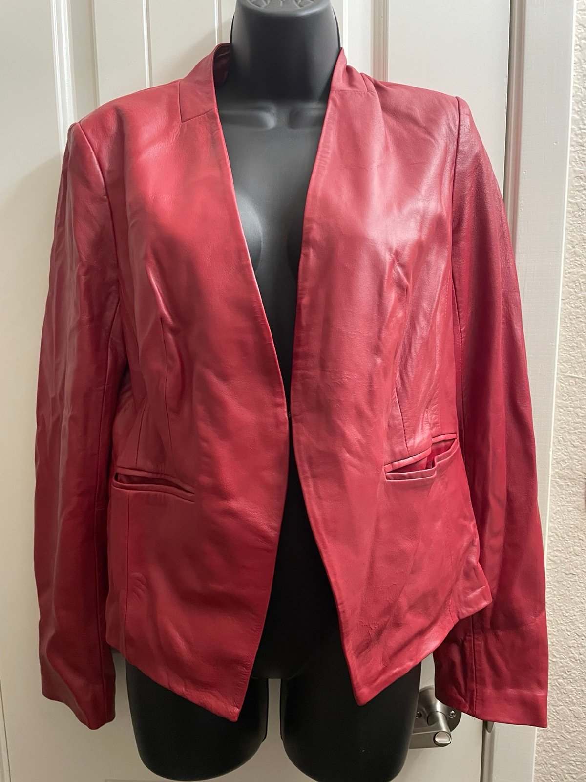 Bagatelle Red Leather Jacket