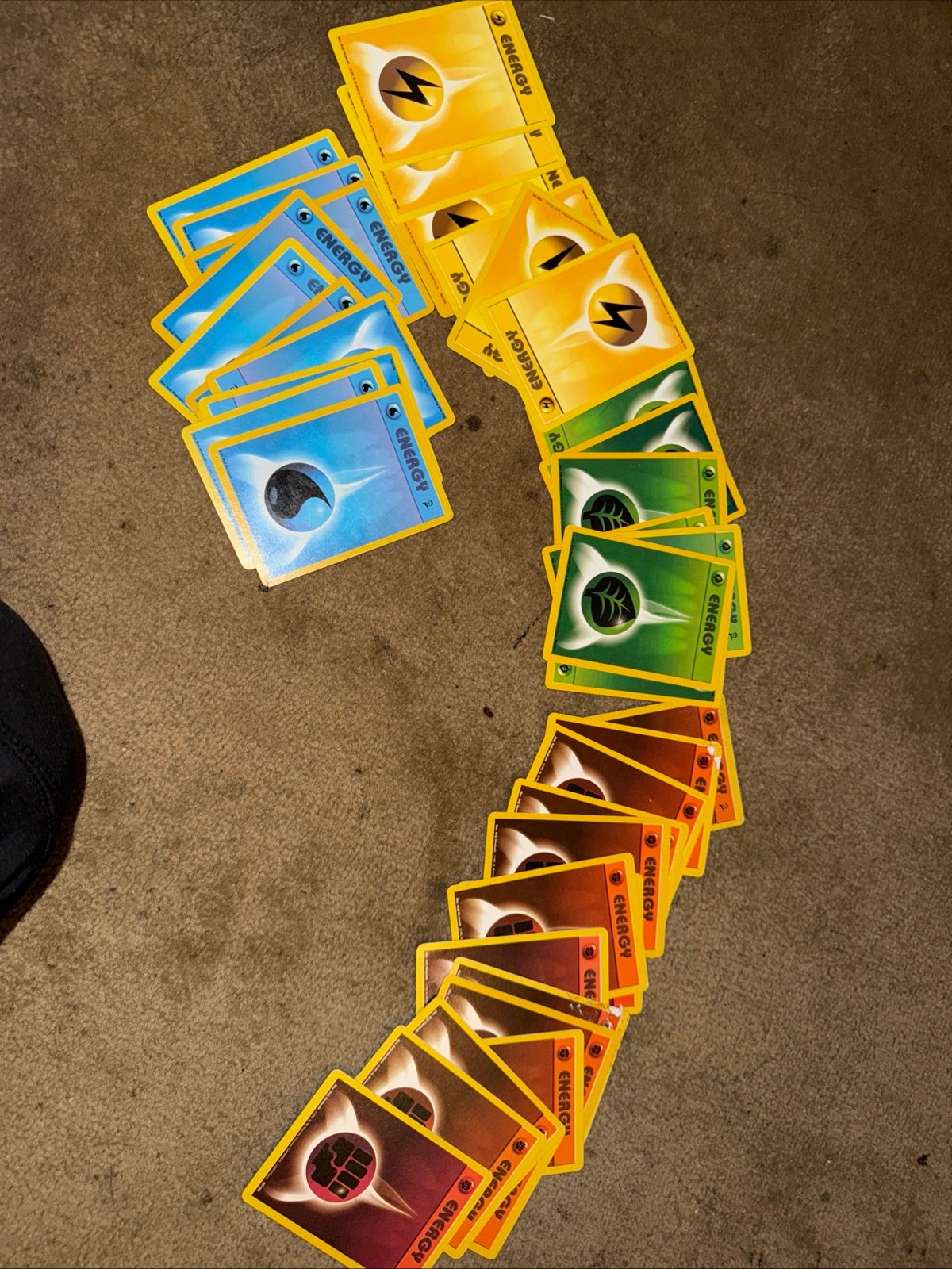 Pokemon card lot 40 cards all Pokemon Energy cards 1995-1999