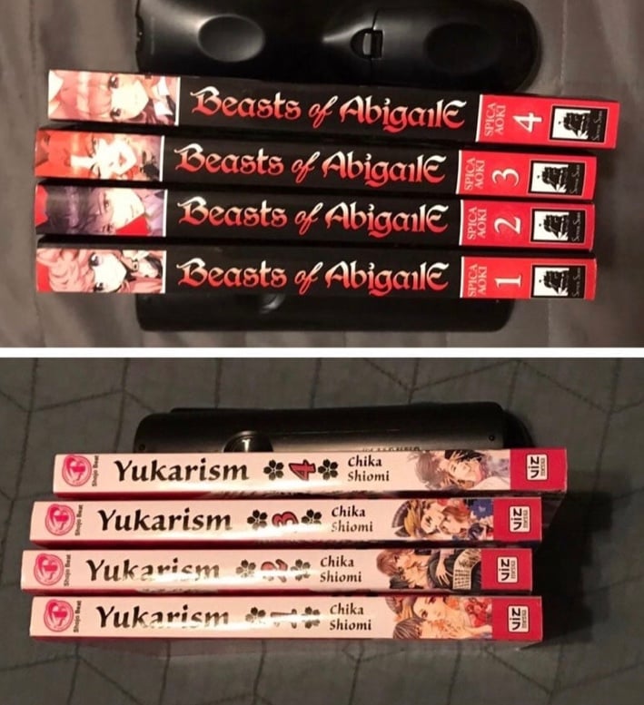 Manga lot Yukarism/Abigaile 1-4 complete