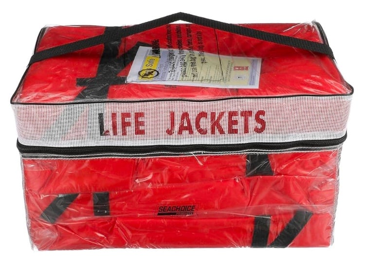 LIFE JACKETS- package of 4 boating safety equipment.