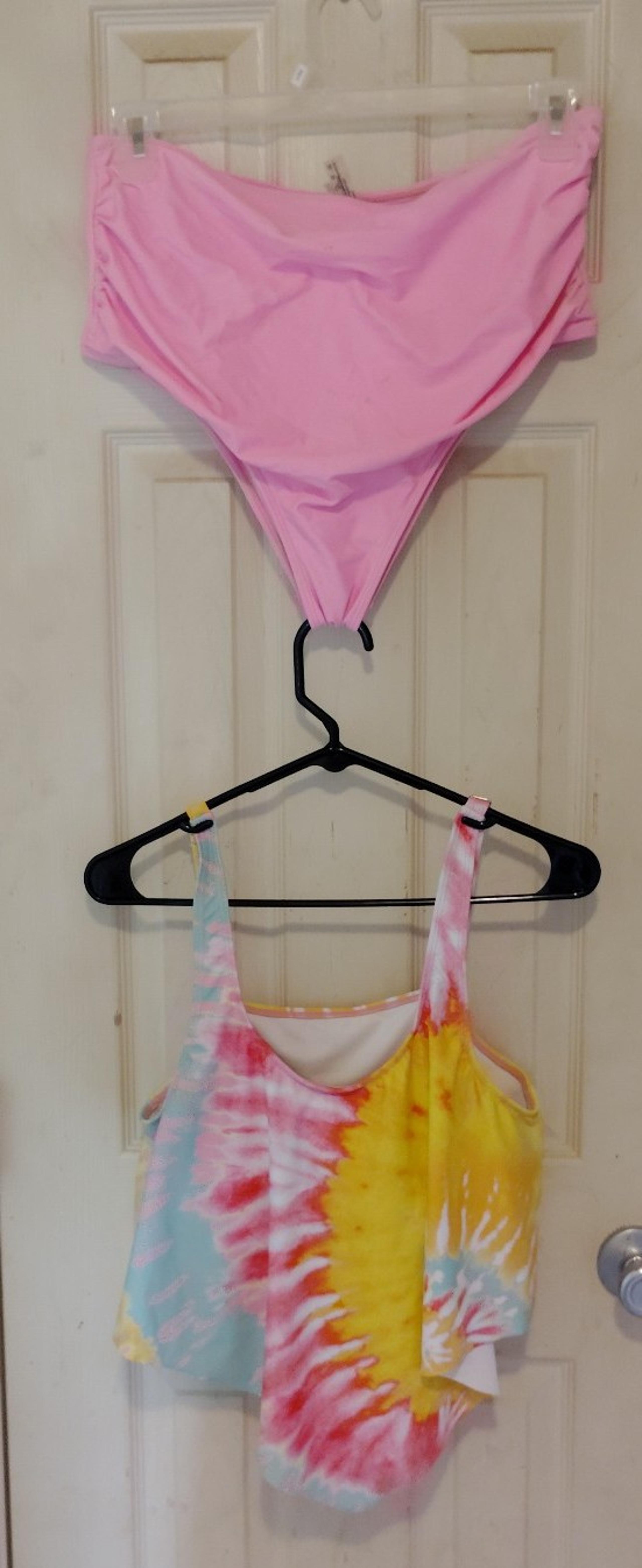 Rose gal 2 piece bathing suit