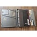 Vintage Runner Classic 3 Ring Organizer Padded Gray Faux Leather Divides
