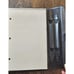 Vintage Runner Classic 3 Ring Organizer Padded Gray Faux Leather Divides