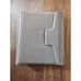 Vintage Runner Classic 3 Ring Organizer Padded Gray Faux Leather Divides