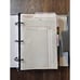 Vintage Runner Classic 3 Ring Organizer Padded Gray Faux Leather Divides