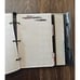 Vintage Runner Classic 3 Ring Organizer Padded Gray Faux Leather Divides