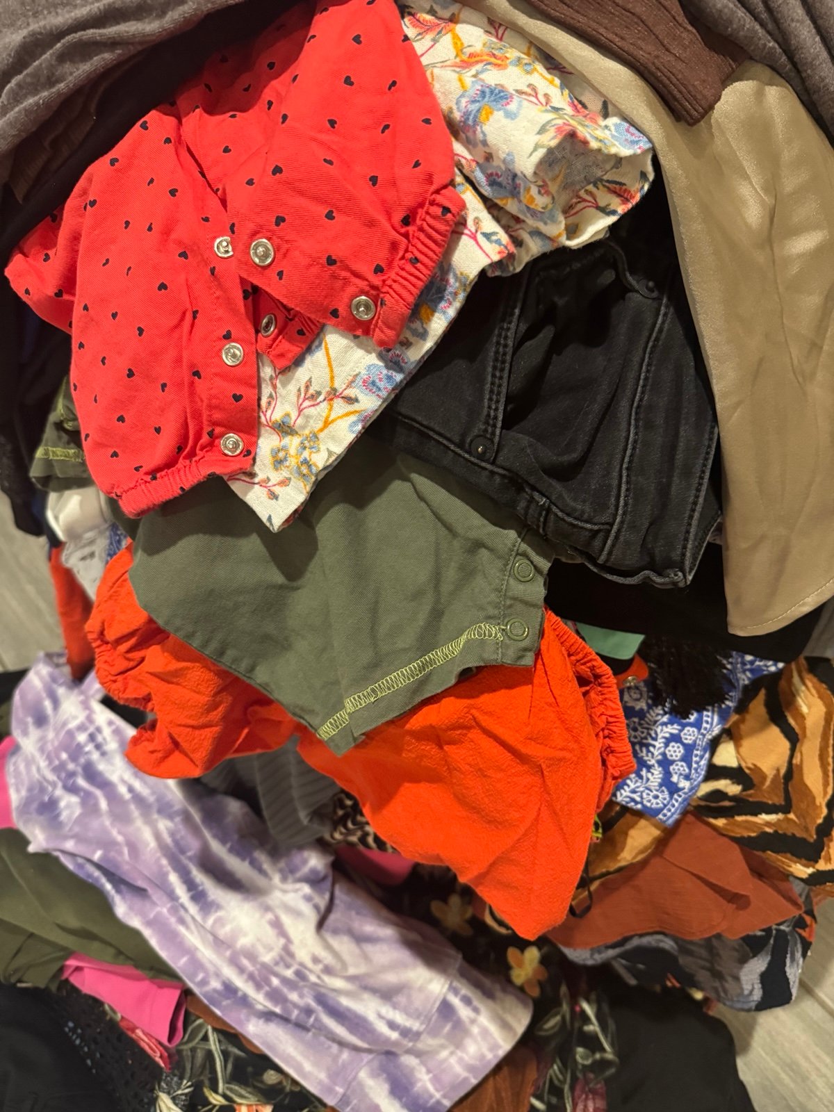 lot of clothes