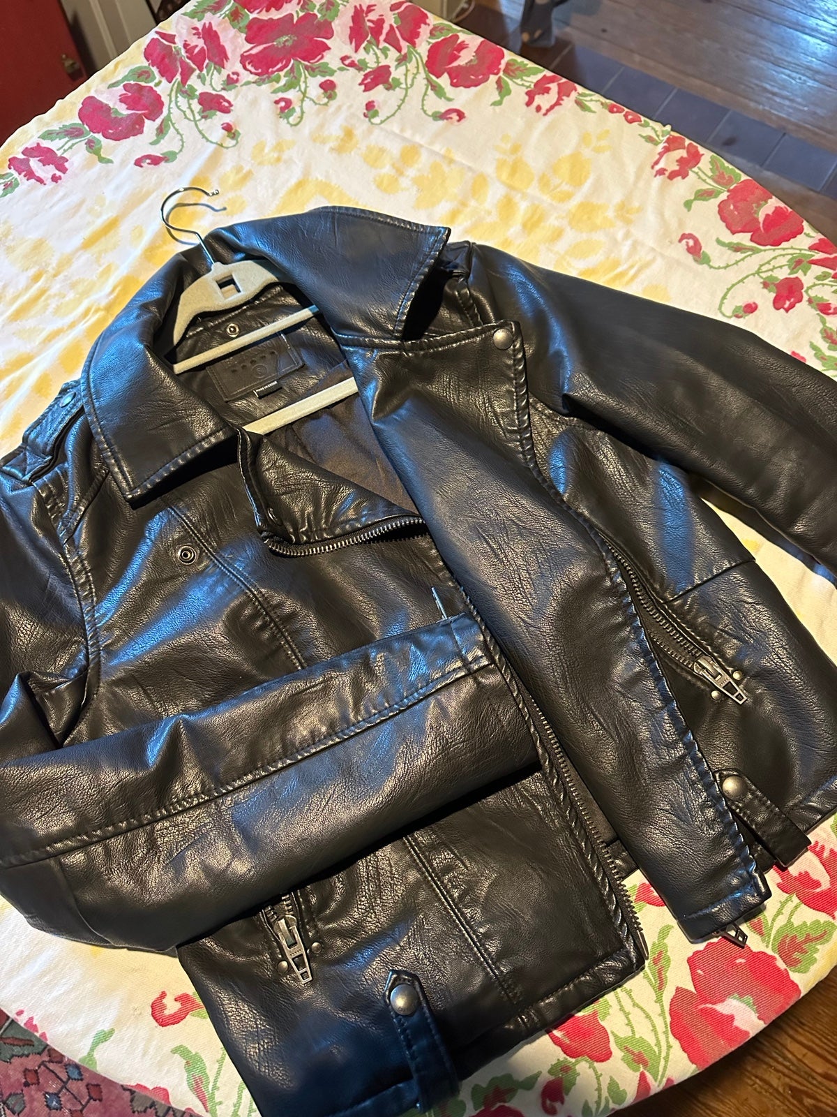 vintage leather jacket