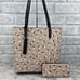 Kate Spade Floral Polka Dot Print Tote & Large Slim Bifold Wallet Neutral Multi