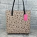 Kate Spade Floral Polka Dot Print Tote & Large Slim Bifold Wallet Neutral Multi