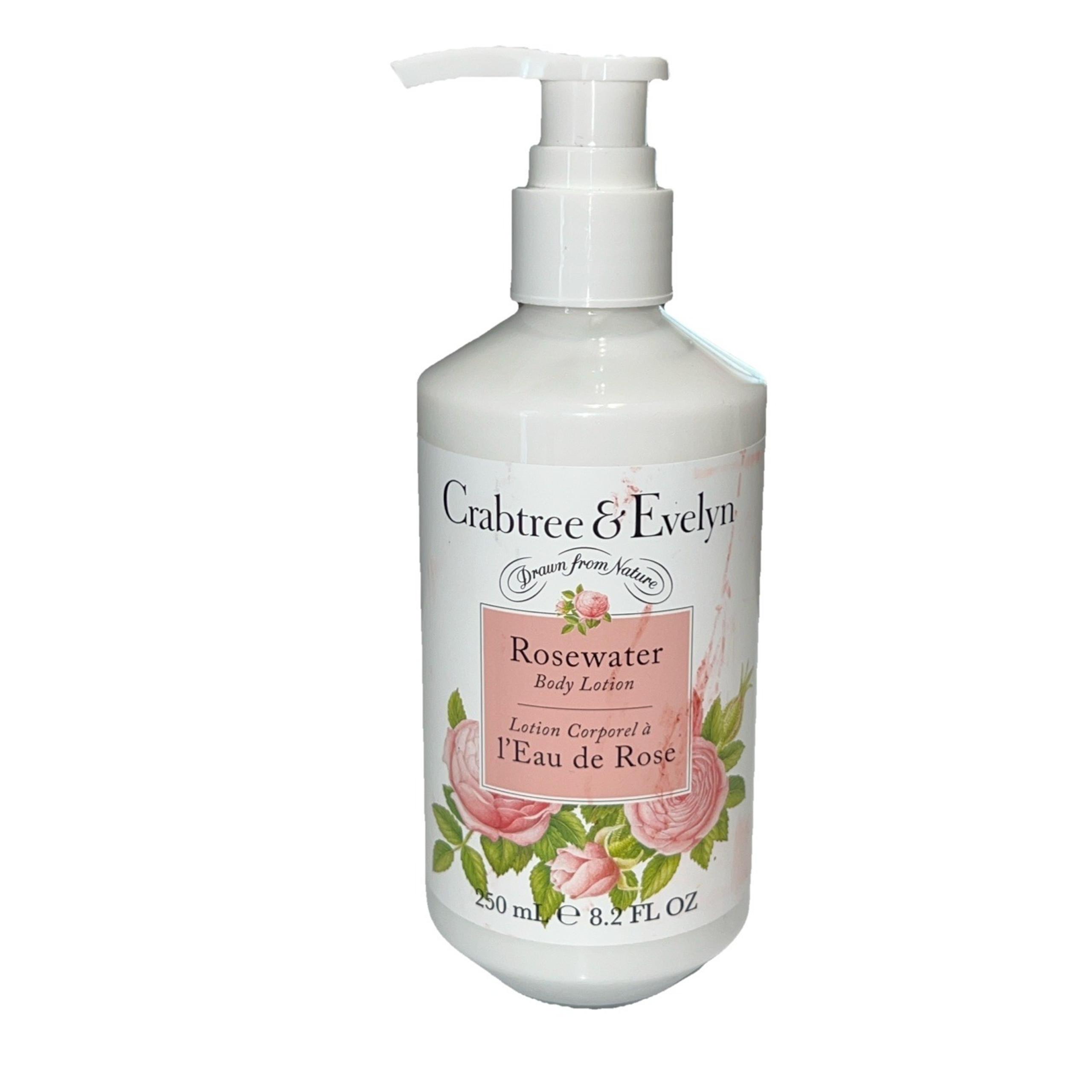 Crabtree & Evelyn Rosewater Body Lotion 8.2 Fl Oz 250 Ml Floral Scent New