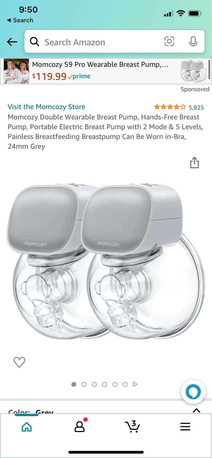 Momcozy s9 wearable pump