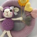 Crochet Baby room door wreath