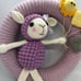 Crochet Baby room door wreath