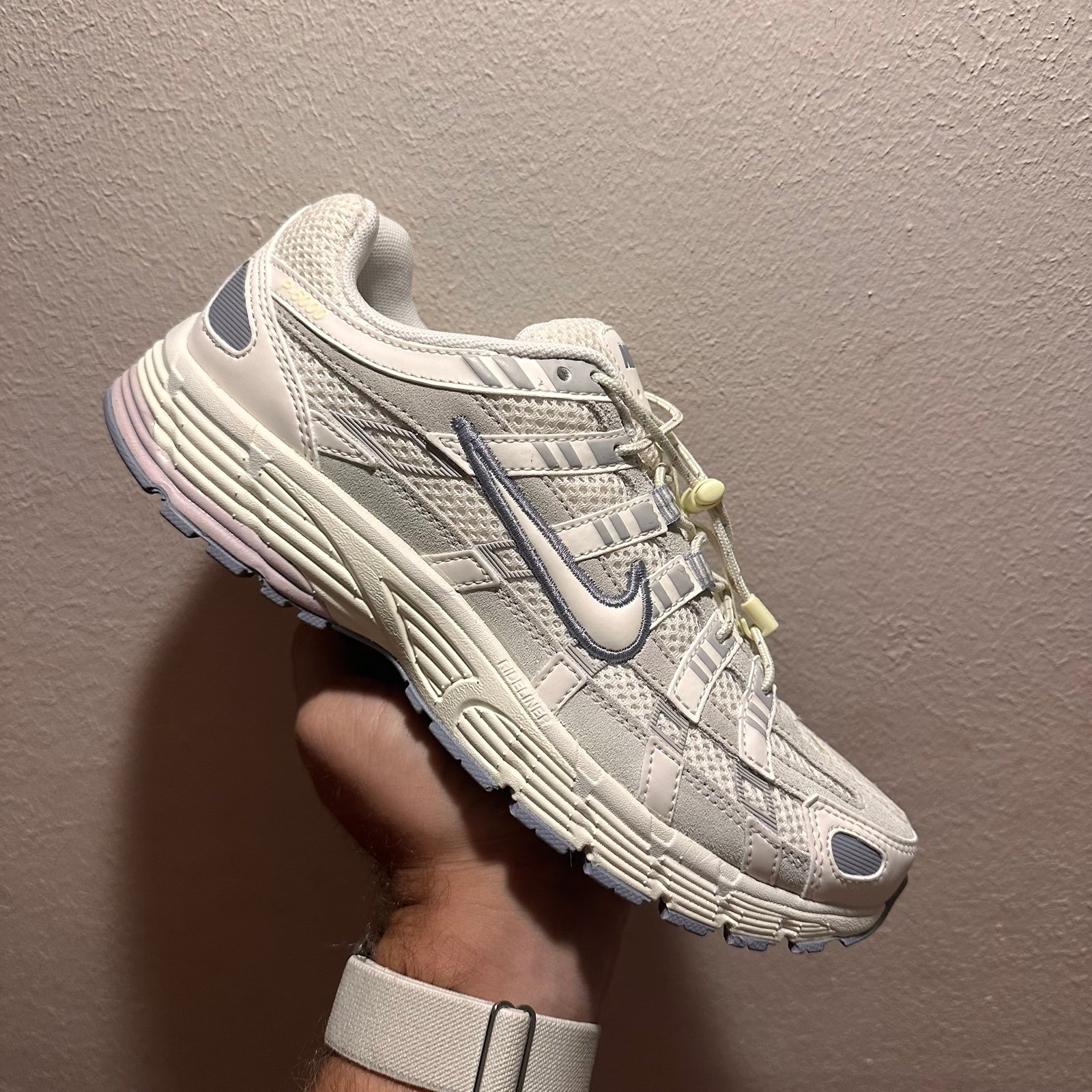 Nike P-6000 Light Bone Platinum Violet Sneakers HJ7284-072 Womens Size 6.5 NEW