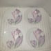 Mikasa Fine China Set of 4 Spring Crocus 8 Plates Made in Japan EUC Unused