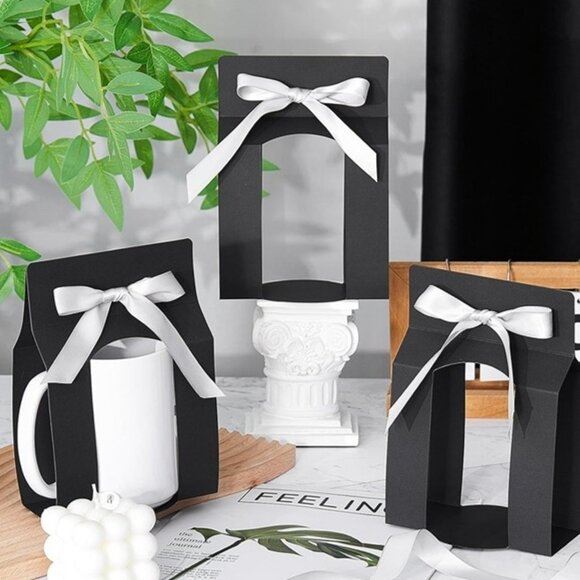 NEW 36 Pcs Mug Boxes Sublimation Mugs Gift Bags Mug Box Gift Box with Window