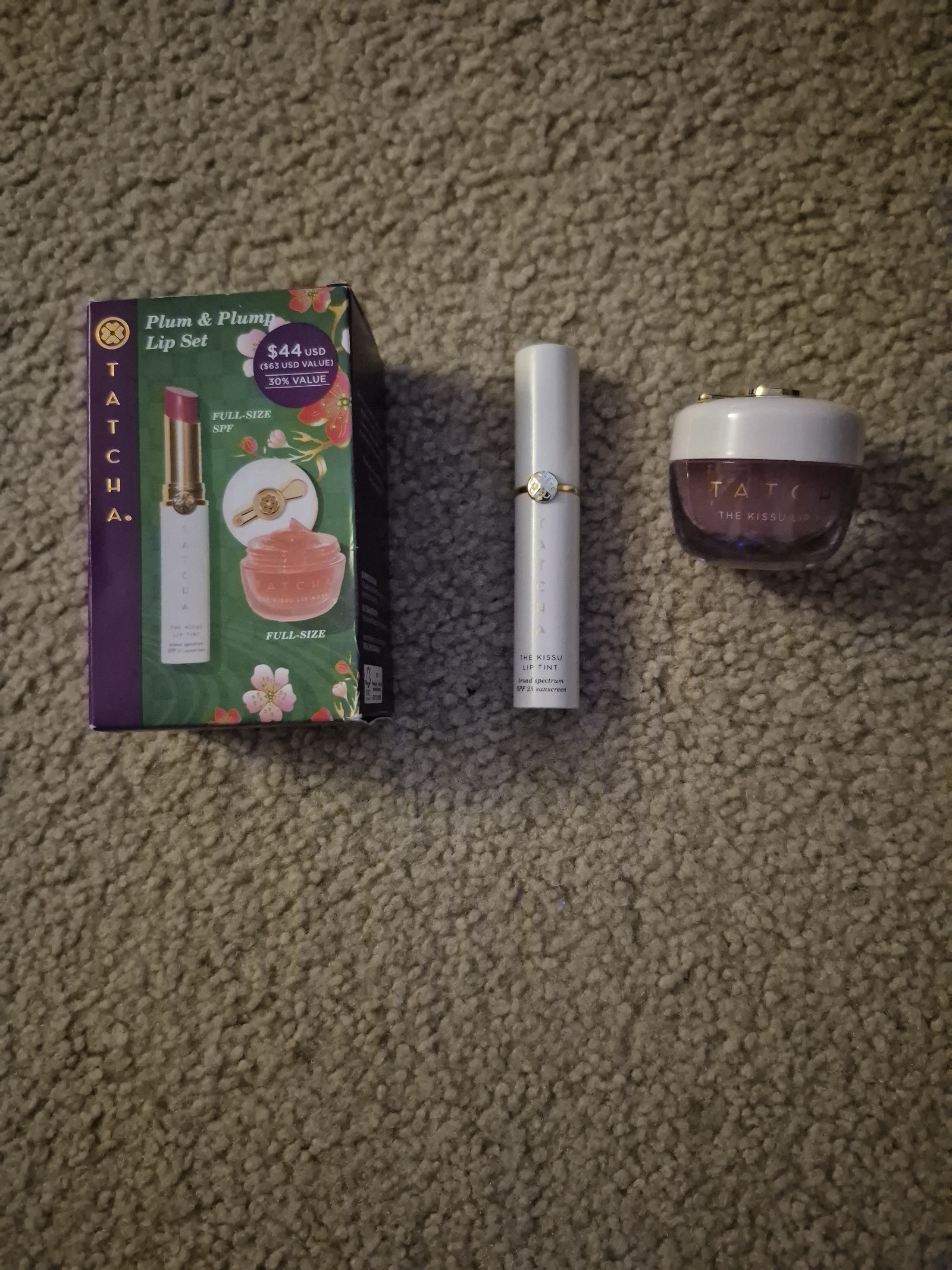 TATCHA PLUM & PLUMP LIP SET