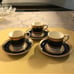 Three Crown Ducal colfax cobalt blue tea sets