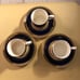 Three Crown Ducal colfax cobalt blue tea sets