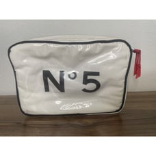 Vintage VTG 1988 Chanel No 5 Zip Pouch Bag Makeup Travel Cosmetic Case Rare