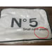 Vintage VTG 1988 Chanel No 5 Zip Pouch Bag Makeup Travel Cosmetic Case Rare