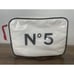 Vintage VTG 1988 Chanel No 5 Zip Pouch Bag Makeup Travel Cosmetic Case Rare