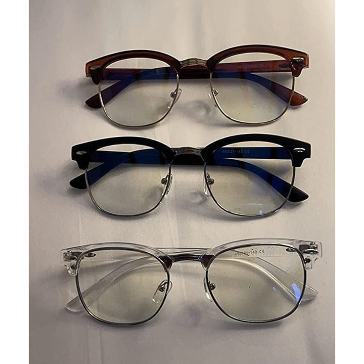 racico Computer Blue Light Blocking Glasses 3 pack Blue Light Glasses Men Women