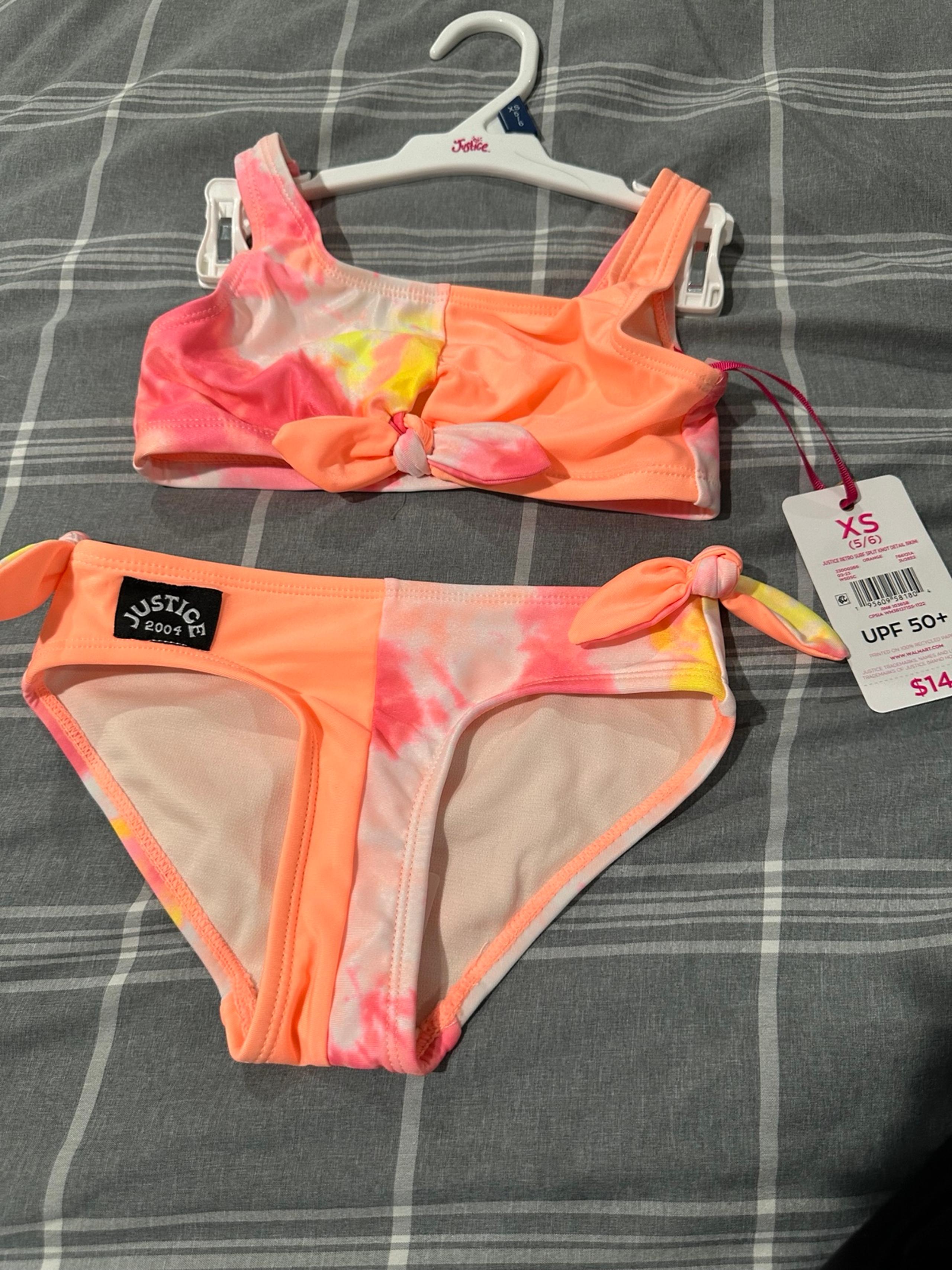 New Girls Size 5/6 Justice Swimsuit