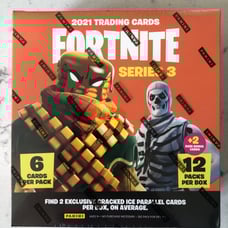 2021 Fortnite Series 3 Mega Box - contains 2 cracked ice parallels - NEW SEALED