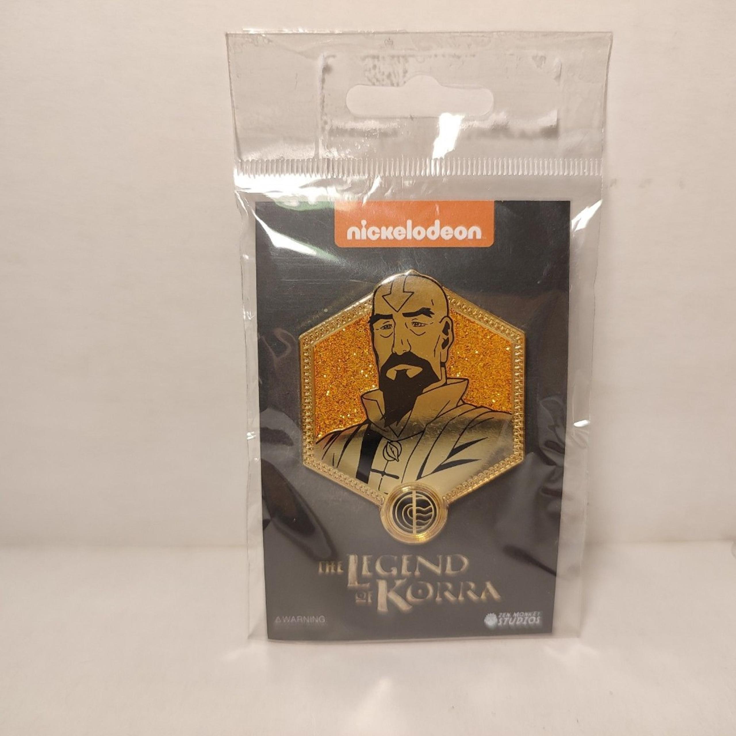 Legend of Korra Tenzin Golden Series Enamel Pin Official Collectible Badge